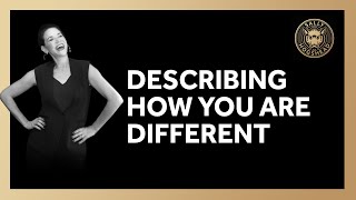 Describing How You Are Different Sally Hogshead [upl. by Setarcos]