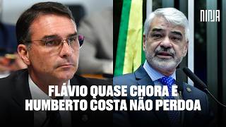 🔥Flávio quase chora com a prisão do pai🔥Humberto Costa não perdoa e denuncia horrores do golpe🔥 [upl. by Yxor]