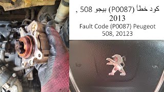 كود خطأ P0087 بيجو 508 Fault Code P0087 Peugeot 508 [upl. by Yelwar]