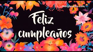 Bella Tarjeta de Feliz Cumpleaños 🥳 con frases cristianas Bendiciones de Cumple 🥰 [upl. by Whall]