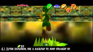 Ocarina of Time HD Glitch  Bomb Hover [upl. by Aicul]