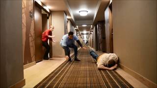 Hyatt Regency Tahoe remakes Home Alone Hotel Scene [upl. by Kilby]