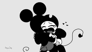 greedy meme micky mouse amp bendy demon [upl. by Eelnyl493]