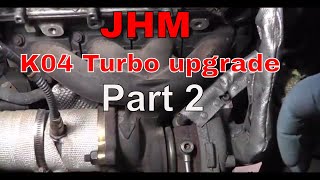 Audi A4 JHM K04 Turbo kit Part 2 [upl. by Cletis]