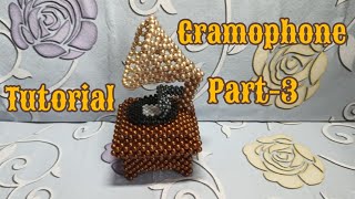 3D Beaded Gramophone Tutorial Part3 by Craft Novelty Sons [upl. by Jelks484]