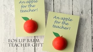 EOS lip balm teacher appreciation gift [upl. by Otirecul]