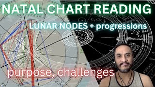 Natal Chart Reading  LUNAR NODES  progressions [upl. by Deina]