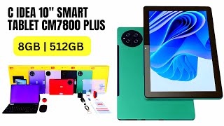 C idea CM7800plus 10 Inches TabletAndroid 12 Tab5G Tablet Dual SIM 8GB Ram 512GB Rom [upl. by Alimat739]