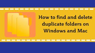 How to find and delete duplicate folders on Windows and Mac 2024 [upl. by Dawkins518]