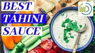 BEST Authentic Tahini Sauce Recipe [upl. by Eneres397]