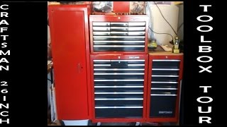 Craftsman 26 Inch Toolbox Tour [upl. by Fridlund]