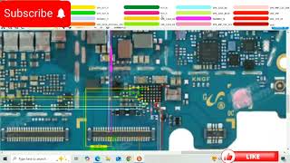 Samsung A7 2018 mic speaker and buzzer schematic diagram  a750 mic speaker and buzzer circuits [upl. by Morgana65]