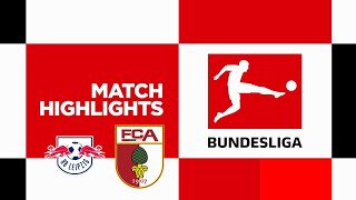 RB Leipzig vs Augsburg  Highlights  Bundesliga 2425 [upl. by Tiphany]