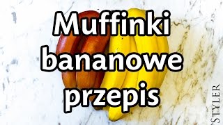 Muffinki bananowe  przepis [upl. by Libys708]