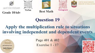 Probabilities of dependent and independent events  Q19 P2  10A  EoT2 [upl. by Aikemat]