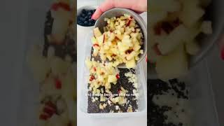 Quick and easy overnight oats oatsmeal quickrecipe [upl. by Esoranna]