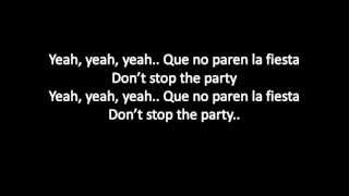 Pitbull ft TJR dont stop the party lyrics [upl. by Lyons]