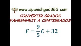 Cómo convertir grados Fahrenheit a Centígrados [upl. by Schilling746]