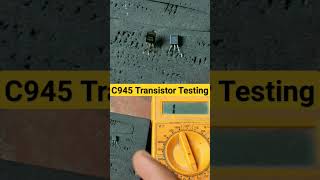 C945 Transistor Testing transistor howtocheck c945 creativescienceworkshop electronics shorts [upl. by Pennington557]