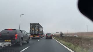 How to drive on Motorway UK  Highway signs amp lane shifting [upl. by Con]