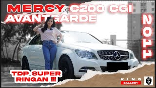 MERCY C200 CGI AVANTGARDE 2011  SEDAN SPORTY  CUMA BAYAR 38 JUTAAN BISA BAWA PULANG [upl. by Rowley]