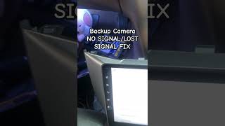 How To Fix Aftermarket Backup Camera NO SIGNAL lost signal [upl. by Lladnarc79]