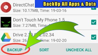 How To BACKUP All Apps without Root  BACKUP all Apps [upl. by Noral78]