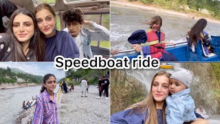 Speedboat ride🚤 at neelam valley kashmir boat🚤palatne wali thi😟 [upl. by Stamata]