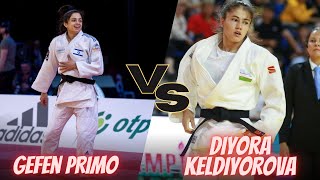 Gefen Primo vs Diyora Klediyorova  Ulaanbaatar Grand Slam 2023 柔道 [upl. by Aiasi]