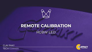 REMOTE CALIBRATION  RGBW LED [upl. by Anelys]