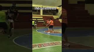 Pick n roll is real basketball pickandroll [upl. by Ashbaugh972]