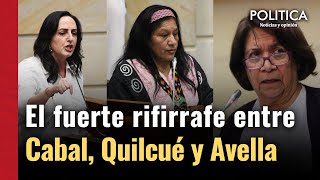 EL CANDENTE DEBATE entre las senadoras María Fernanda Cabal Aida Quilcué y Aida Avella [upl. by Weasner440]