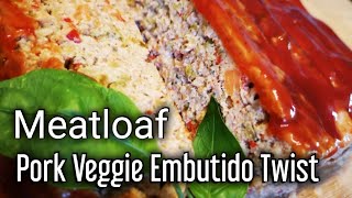 Juicy Meatloaf Recipe Homemade  how to make pork veggie meatloaf [upl. by Eehtomit]