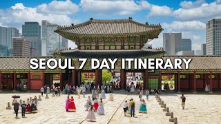 Seoul Korea 2024 Ultimate Travel Guide 7Day Itinerary of What to See and Eat 🇰🇷 [upl. by Mcgregor]