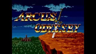 Catpure Test Sega MegaDrive Arcus Odyssey [upl. by Knowland320]