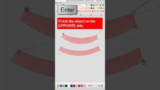 Wilcom Quick Tip  How to finish an object on the same side Shorts [upl. by Bent481]