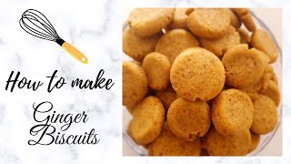 How to make delicious ginger biscuitsHow to make ginger biscuitsGinger biscuits recipe [upl. by Githens870]