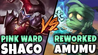 PINK WARD SHACO VS REWORKED AMUMU TOP WHO WINS  League of Legends [upl. by Husain793]