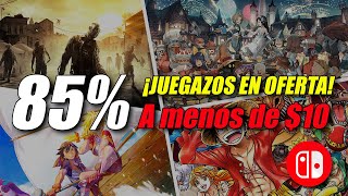 Los MEJORES JUEGOS a menos de 10 Dólares o Euros 💸 Rebajas Switch Ofertas Nintendo Switch Eshop [upl. by Ayisan686]