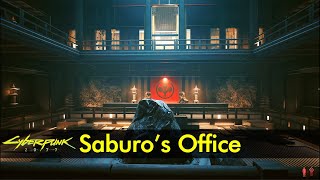 Saburo Arasakas Office  Cyberpunk 2077  The Game Tourist [upl. by Yekciv]