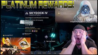 Easy Platinum Rewards Skydock lV Solo Legend Lost Sector Destiny 2 Exotic Farm [upl. by Haizek]