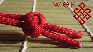 How to Tie the Ideal Paracord Lanyard Knot Two Strand Diamond Knot [upl. by Jemimah]