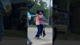 Hugging Prank In Public 🫂😂  pawanuucomedian prank [upl. by Akinat482]