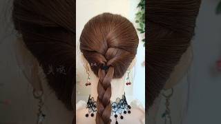 Simple hairstyle for medium length shorts [upl. by Hamilton]