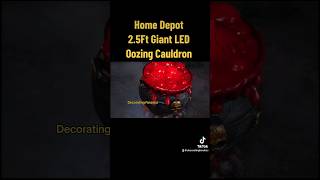 Home Depot Halloween  LEAKED 25Ft Giant Oozing Cauldron Prop Home Decor Decoration halloween2024 [upl. by Ebarta]