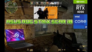 Benchmark  CS2  RTX 4090  i9 14900HX  ASUS ROG STRIX 18 2024  MAX Settings [upl. by Llebiram494]