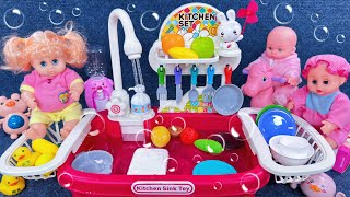 8 Minutes Satisfying with Unboxing Kitchen Cooking Playset，Kitchen Sink Toys Review  ASMR [upl. by Alarise]