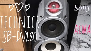 Колонки TECHNICS SBDV280 заменил твиттеры на AIWAnr80 [upl. by Erlond460]