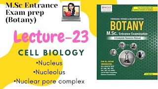 Nucleus  Nucleolus  Nucleoplasm  Nuclear pore Complex Cell bio  Cytology MSc BSc Lec23 [upl. by Sternlight]