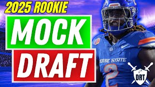 2025 Dynasty Rookie Mock Draft STACKED CLASS 1 QB [upl. by Anegue948]